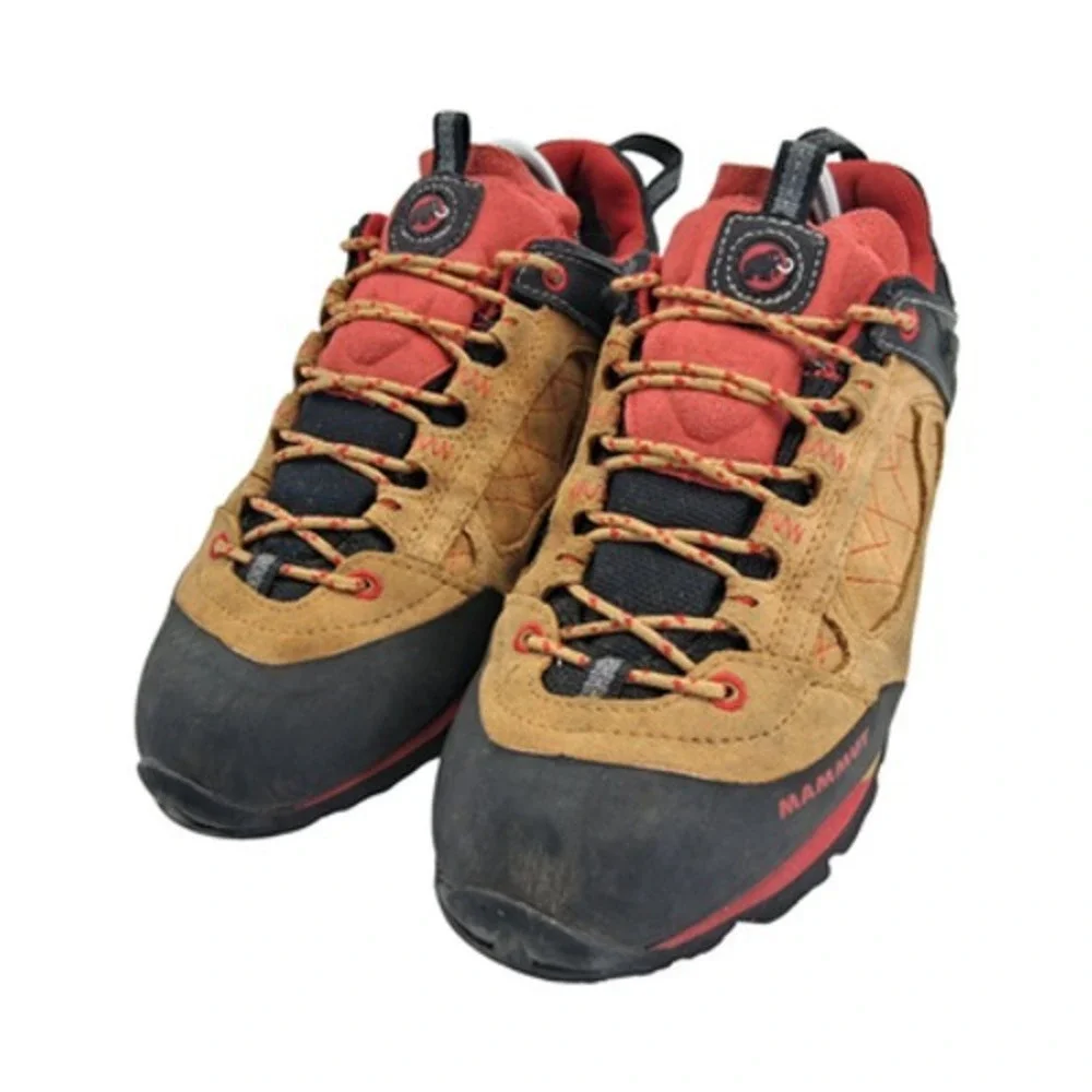 Mammut Ridge Low GTX Shoes Mens Size 9 Brown Waterproof Hiking Suede Trail